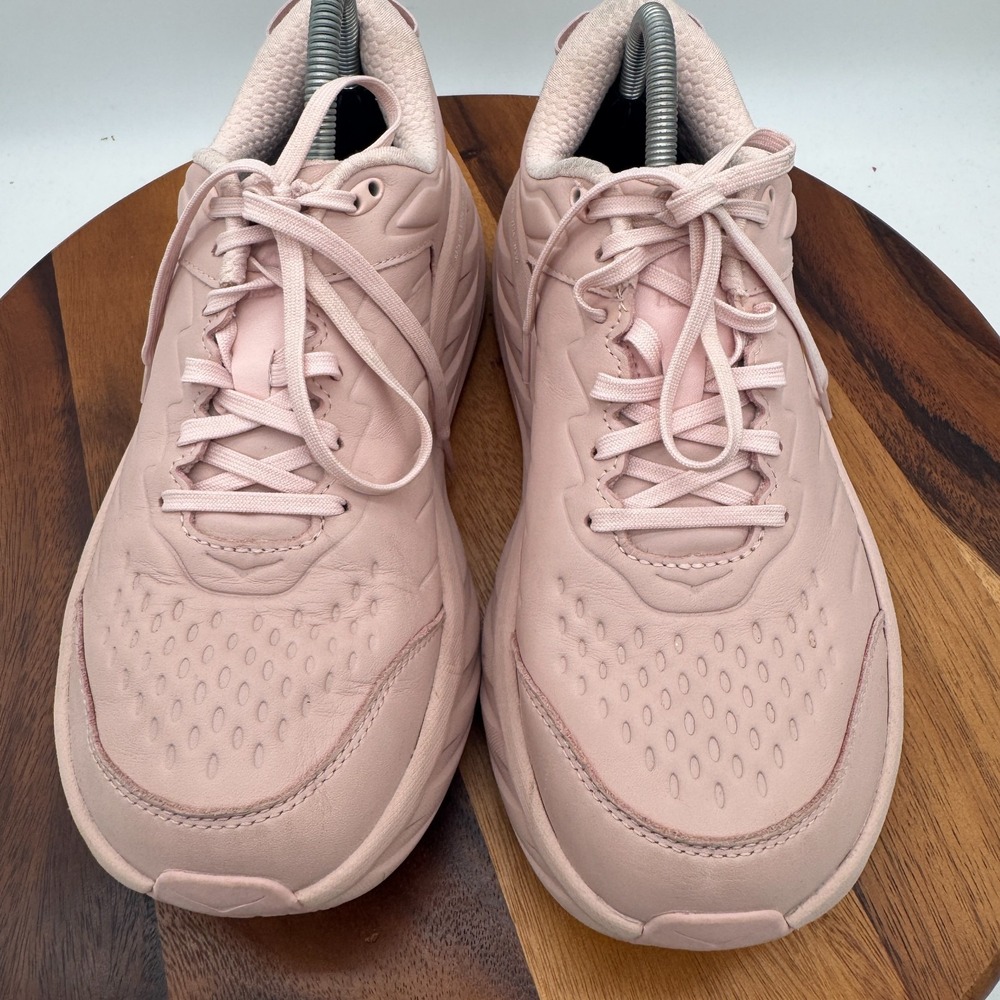 Hoka One One Bondi SR Wide Women's Size 11 D Pink Slip Resistant Work Shoes - Picture 3 of 9